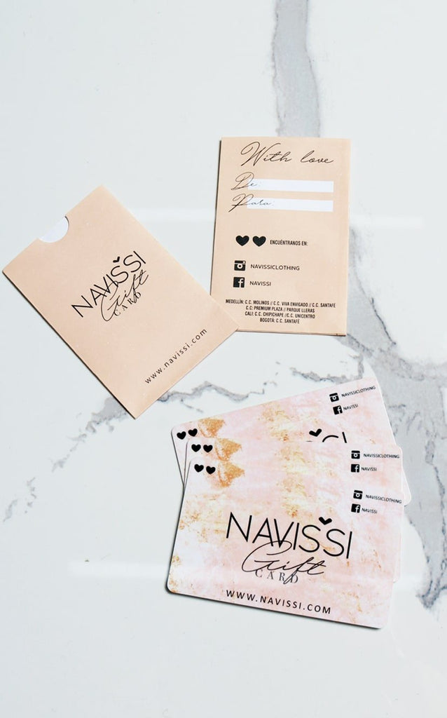 Gift Card - Tarjeta de regalo - Navissi Clothing ♡