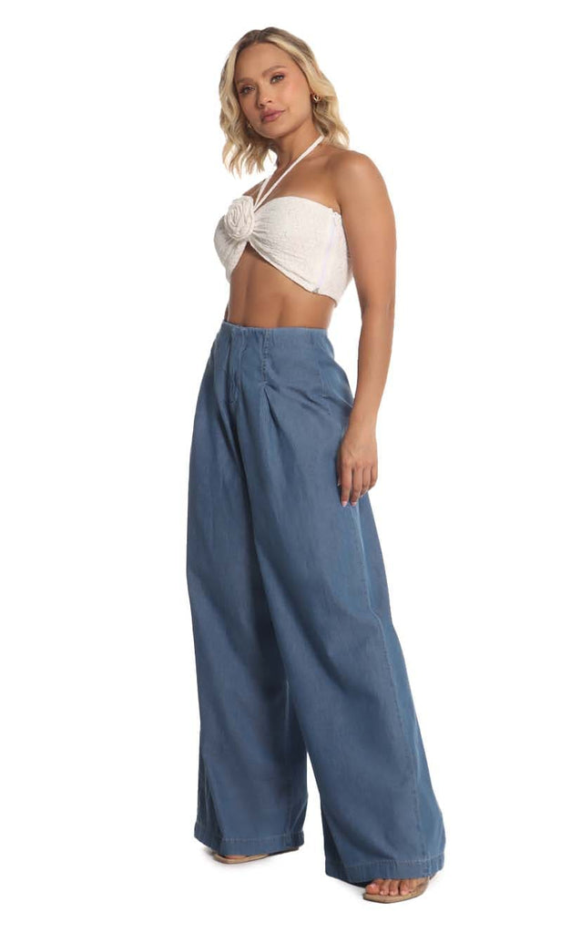 Pantalón Azul Prenses - Navissi Clothing ♡