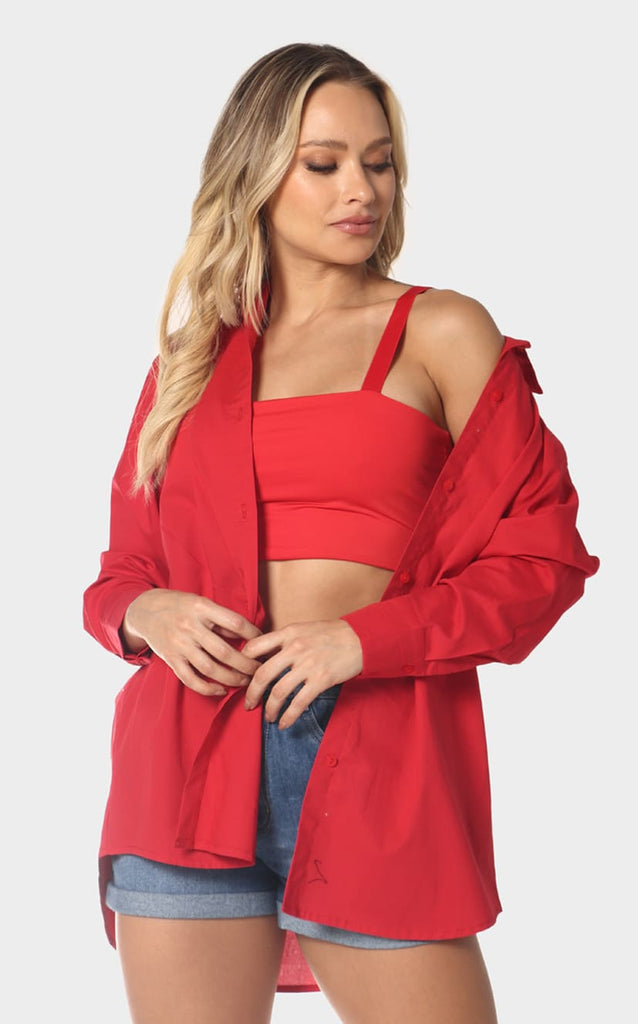 Camisa Roja Básica - Navissi