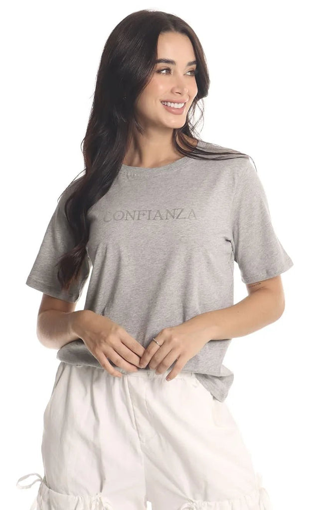 Camiseta Gris Confianza - Navissi Clothing ♡