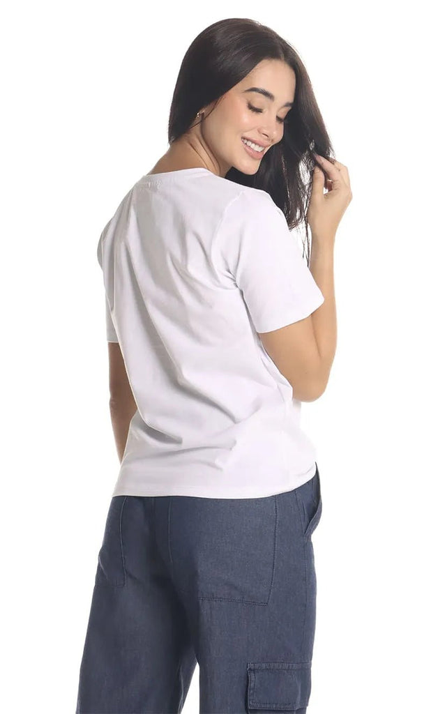 Camiseta Marfil Promesa - Navissi Clothing ♡