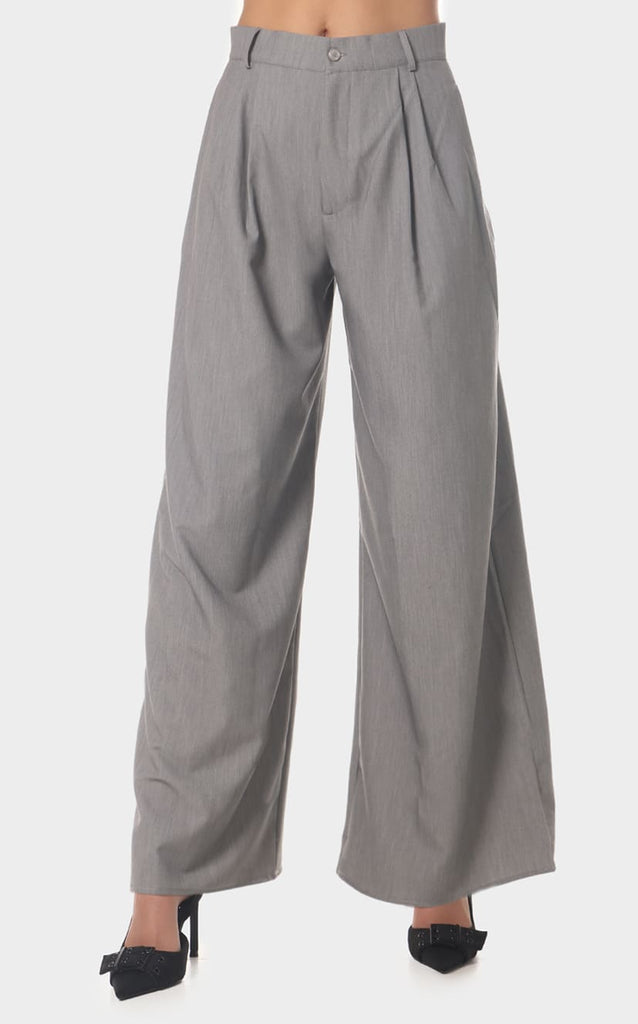 Pantalón Gris Palazzo - Navissi