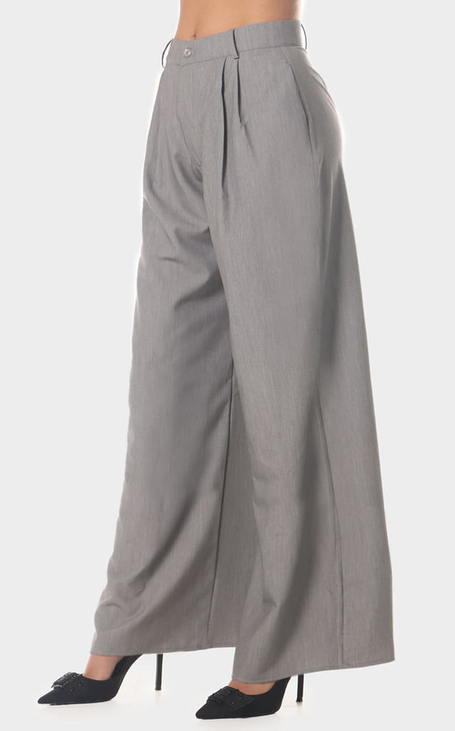 Pantalón Gris Palazzo - Navissi