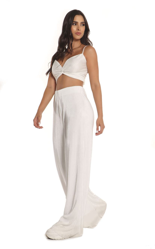 Pantalón Marfil Palazzo - Navissi Clothing ?