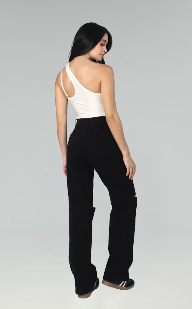 Pantalón Negro Cut Out - Navissi