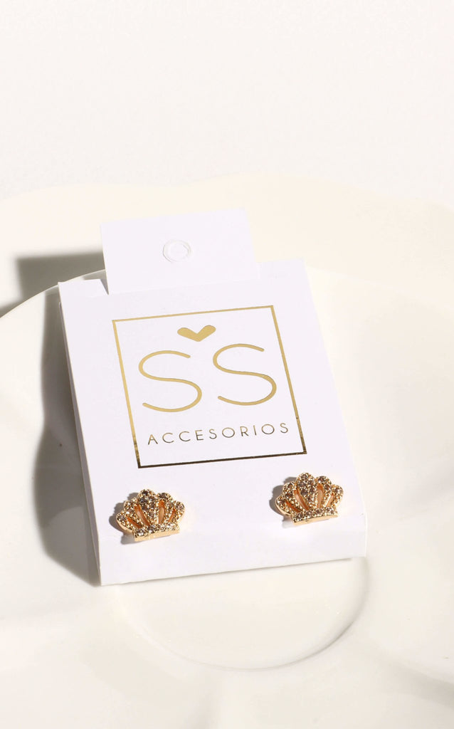 Aretes Corona - Navissi Clothing ♡