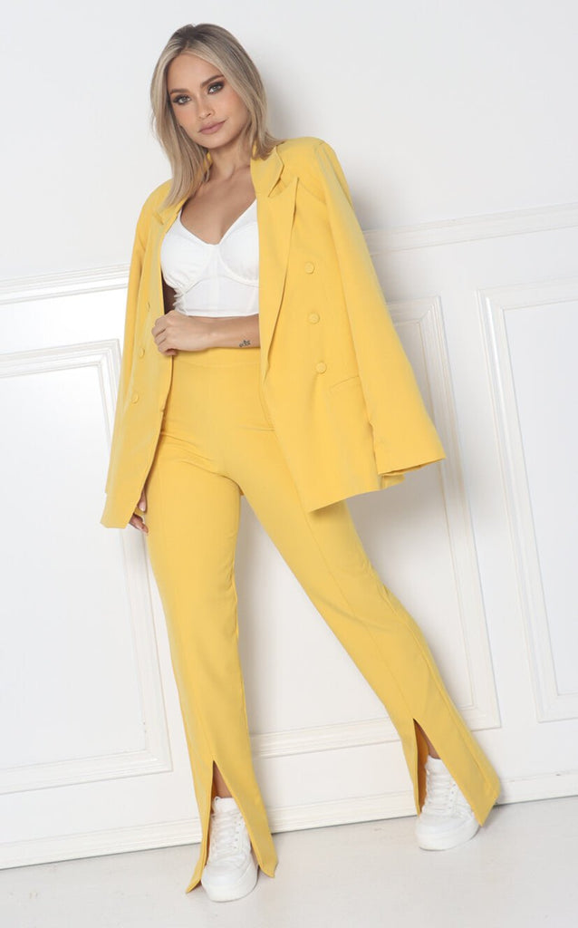Blazer amarillo - Navissi Clothing ♡