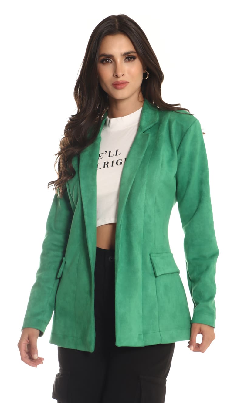 Pórtico tribu Negligencia Blazer Verde Esmeralda - Navissi Clothing ♡