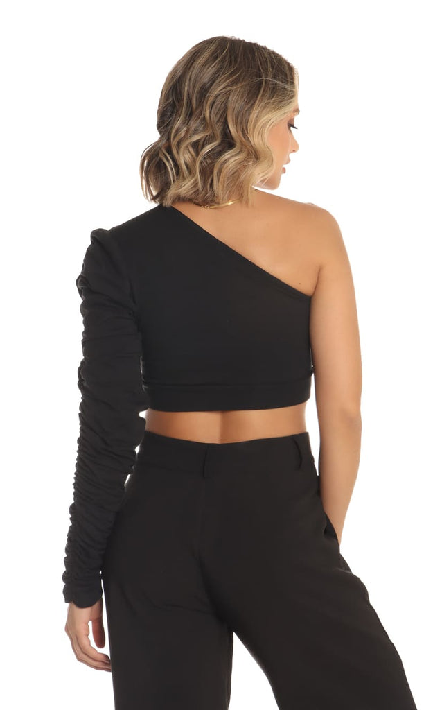 Blusa Negra Asimétrica - Navissi Clothing ?
