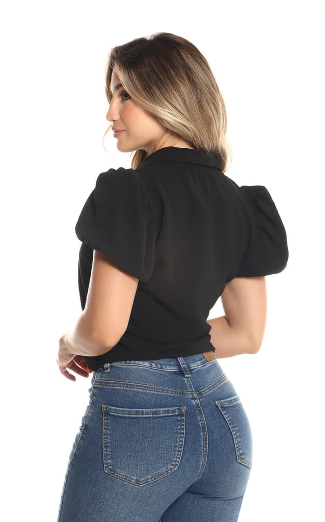 Blusa Negra Camisera - Navissi Clothing ?