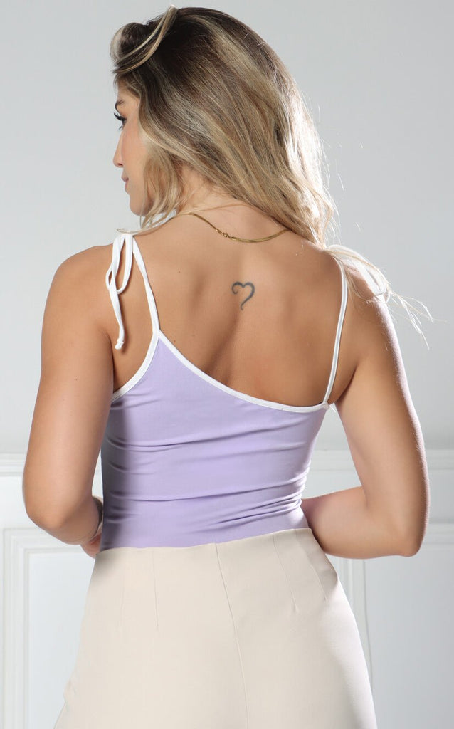 Body Lila Asimétrico - Navissi Clothing ♡