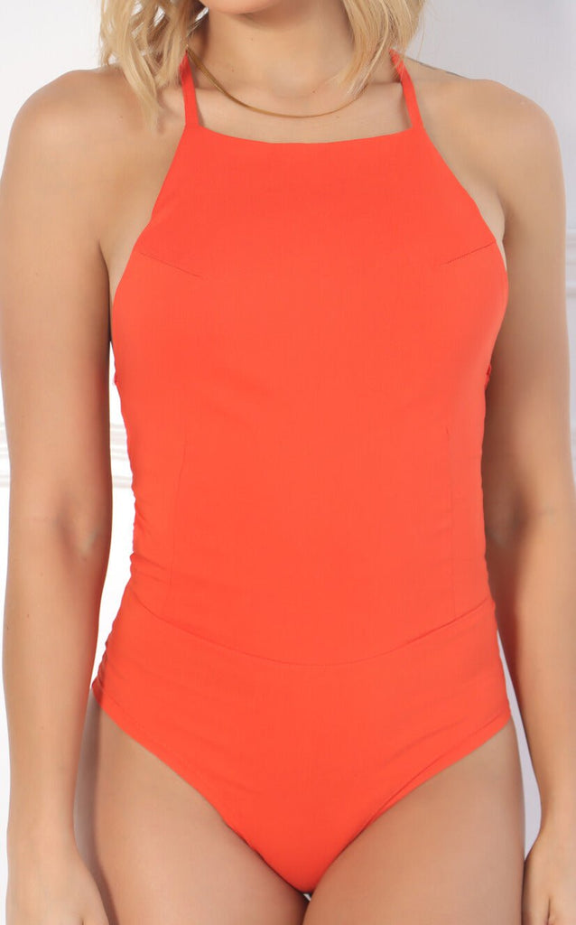 Body Naranja Tiras - Navissi Clothing ♡