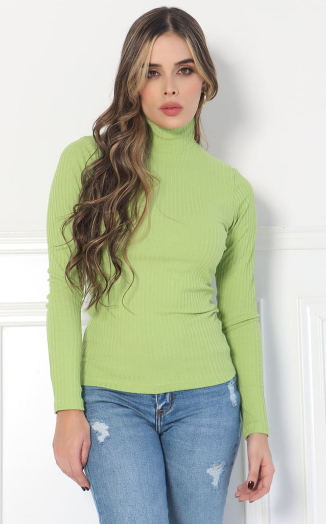 Buso Verde Cuello Alto - Navissi Clothing ♡