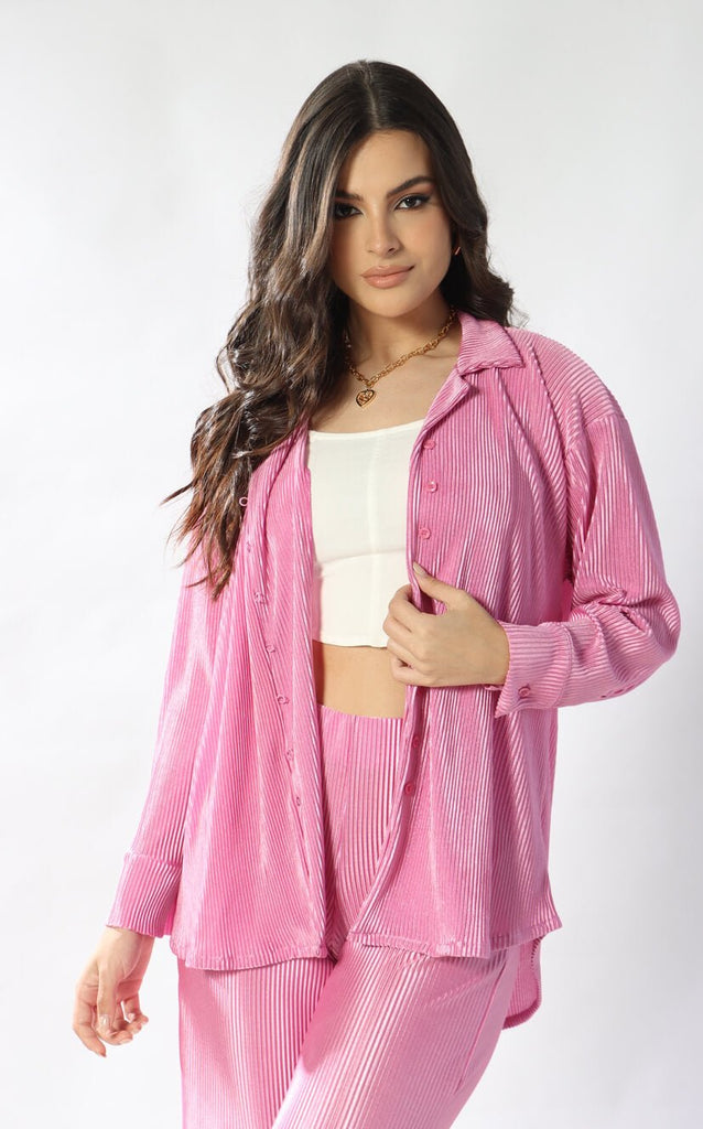 Camisa Malva Manga Larga - Navissi Clothing ♡