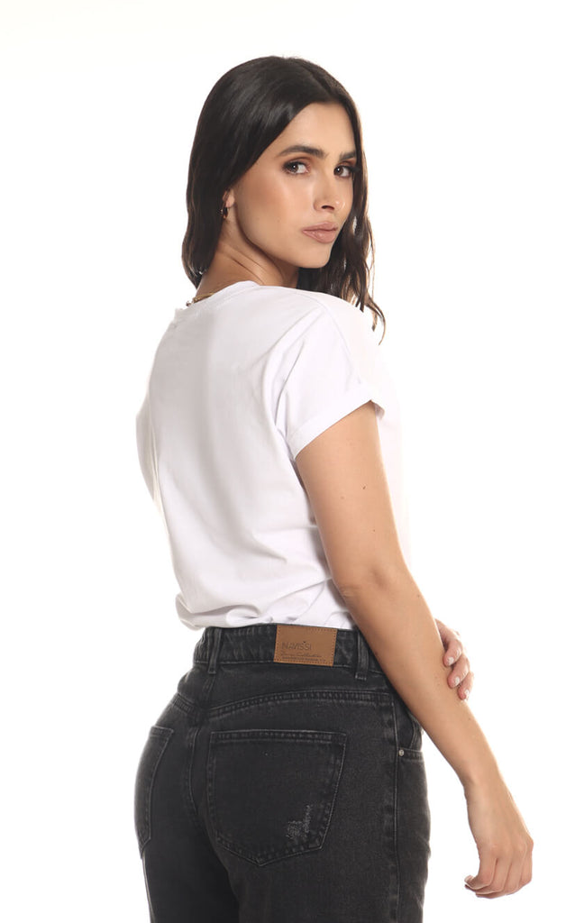 Camiseta Blanca Versículos - Navissi Clothing ♡