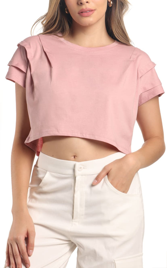 Camiseta Rosa Viejo Mangas - Navissi Clothing ?