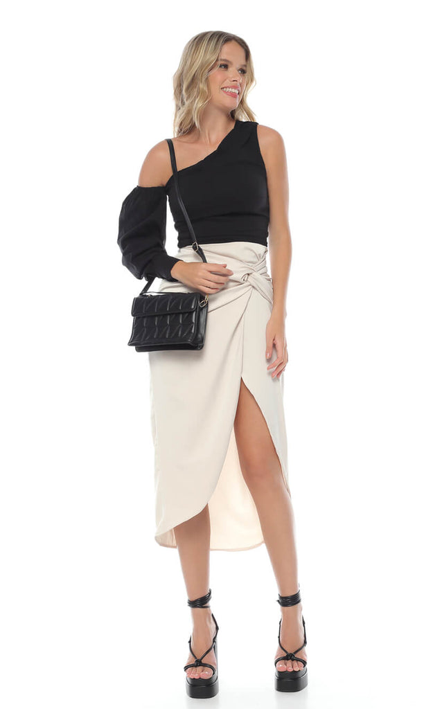 Falda Arena Entorchada - Navissi Clothing ♡
