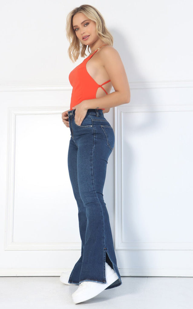 Jean Azul Flare - Navissi Clothing ♡