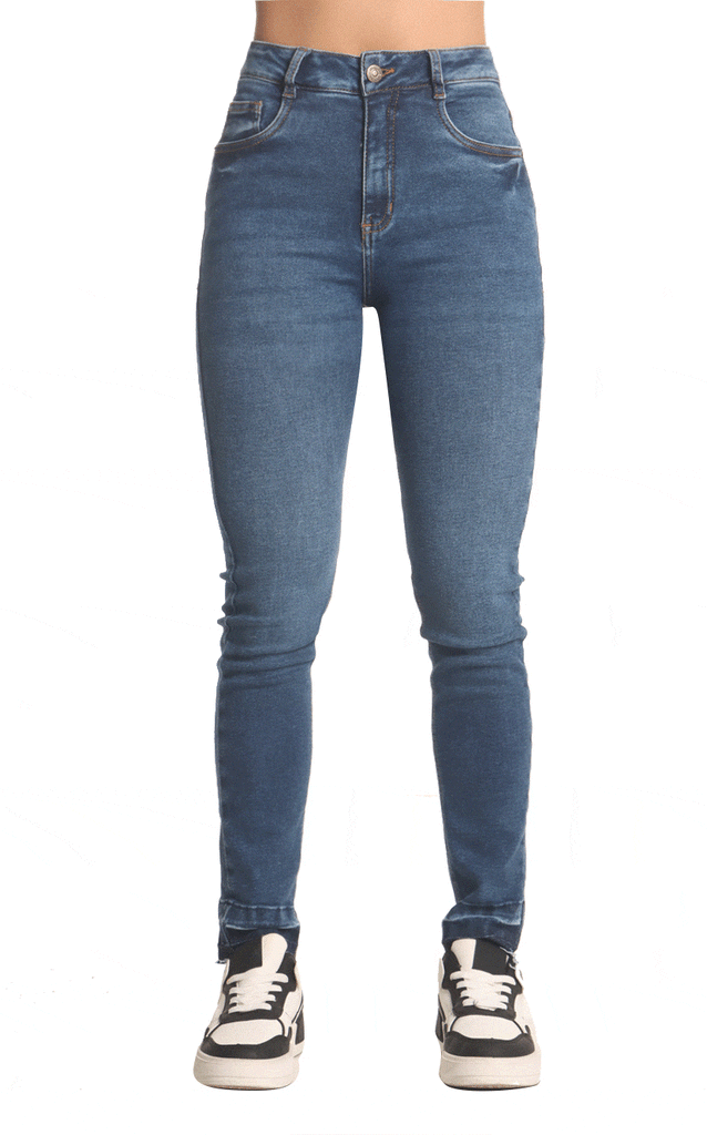 Jean Azul Medio Skinny - Navissi Clothing ?