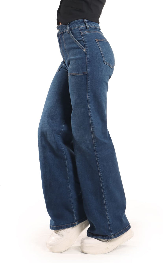 Jean Azul Wide Leg - Navissi Clothing ?