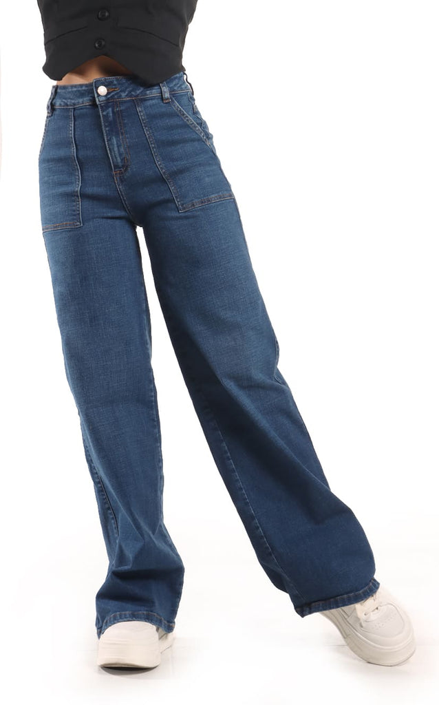 Jean Azul Wide Leg - Navissi Clothing ?