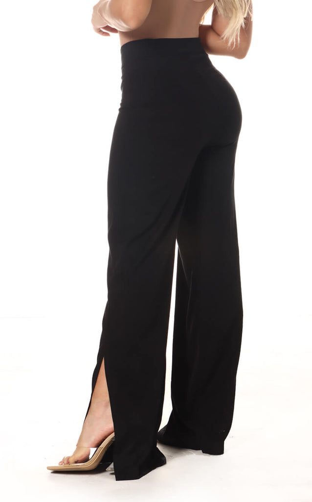 Pantalón Negro Palazzo - Navissi Clothing ♡