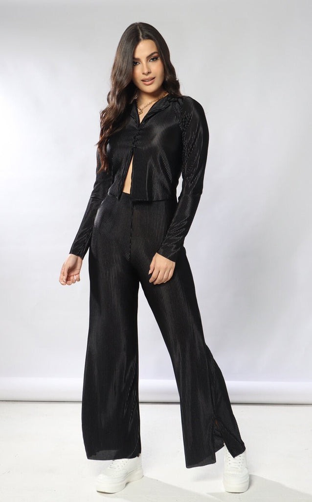 Pantalón Negro Palazzo - Navissi Clothing ♡
